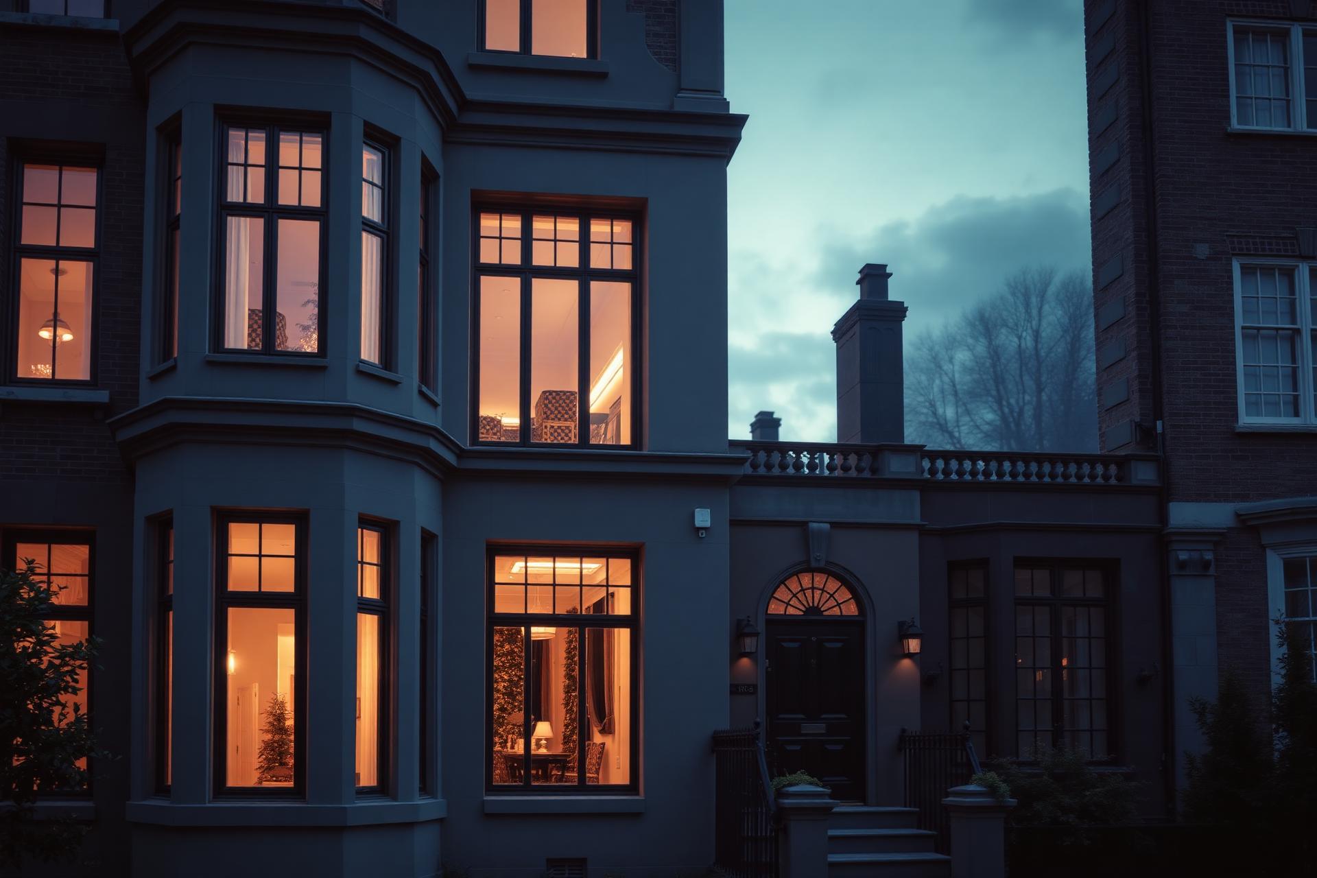 Refined residential exterior